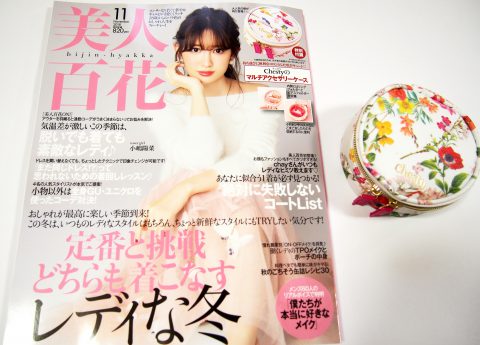 美人百花　2018年11月号　《特別付録》Chesty（チェスティ）マルチアクセサリーポーチ