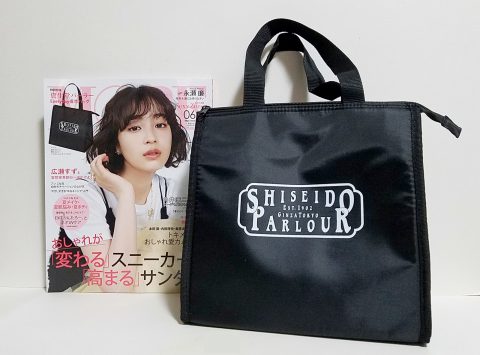 【開封レビュー】MORE（モア）2021年6月号《特別付録》東京・銀座 資生堂パーラー Everyday保冷バッグ