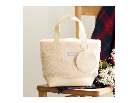 【次号予告】リンネル 2025年1月号《特別付録》marble SUD(マーブルシュッド)ボアバッグ& リング付きちょうちょ柄丸ポーチ